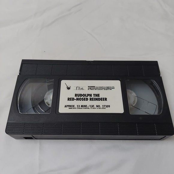 Rudolph the Red-Nosed Reindeer VHS 1989 F.H.E. Vintage Kid Christmas Movie - Picture 6 of 6